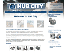 Tablet Screenshot of hubcityinc.com